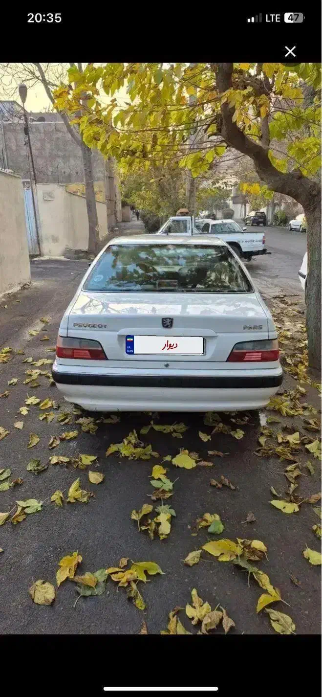 پژو پارس خانگی  تیو5بدون رنگ کلاس ۱۳|خودرو سواری و وانت|اهواز, کوی فاطمیه|دیوار