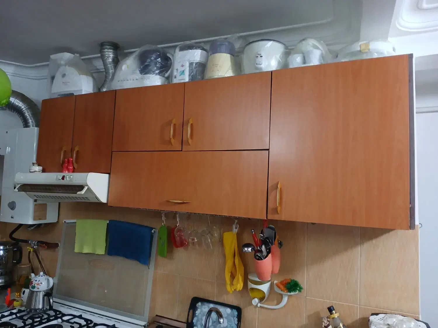 کابینت ملامین|آب‌چکان و نظم‌دهنده ظروف|رشت, نخودچر|دیوار