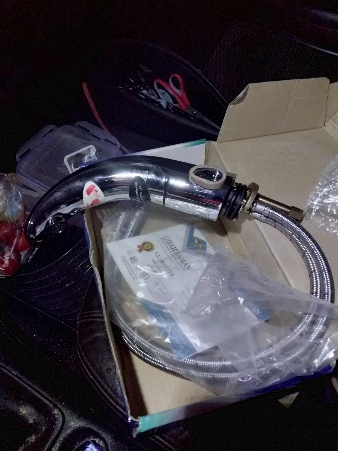 شیر روشویی چشمی سفید قهرمان با سنسورموتورالمانی|لوازم سرویس بهداشتی|فردوسیه, |دیوار