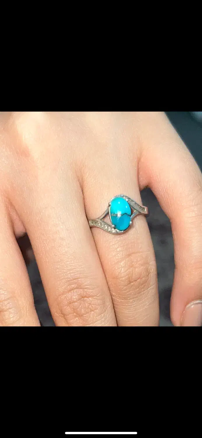 انگشتر فیروزه نقره هدیه روزمادر|جواهرات|کاشان, دانشگاه|دیوار