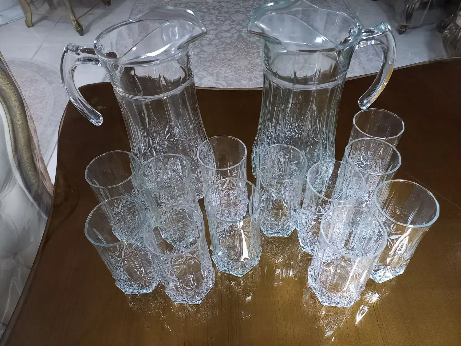 دو دست پارچ و لیوان امپراطوری فرانسه|ظروف سرو و پذیرایی|فردیس, شهرک راه آهن|دیوار