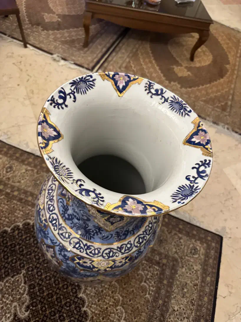 گلدان انتیک بزرگ طلاکوب|کلکسیون اشیاء عتیقه|تهران, تهرانپارس شرقی|دیوار