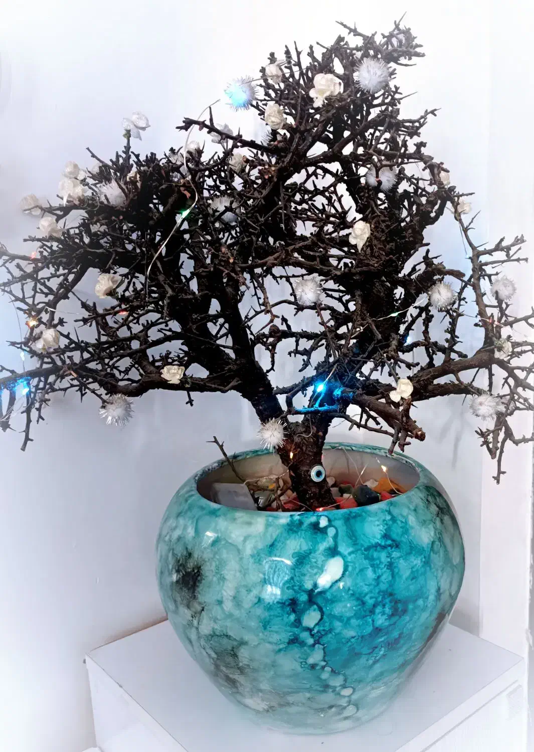 درختچه چشم نظر|گل مصنوعی|ایلام, |دیوار