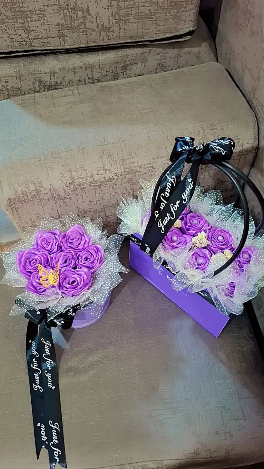 تخفیف ویژه روز مادر گل روبانی، باکس گل اقتصادی|گل مصنوعی|اهواز, فاز ۲ پادادشهر|دیوار