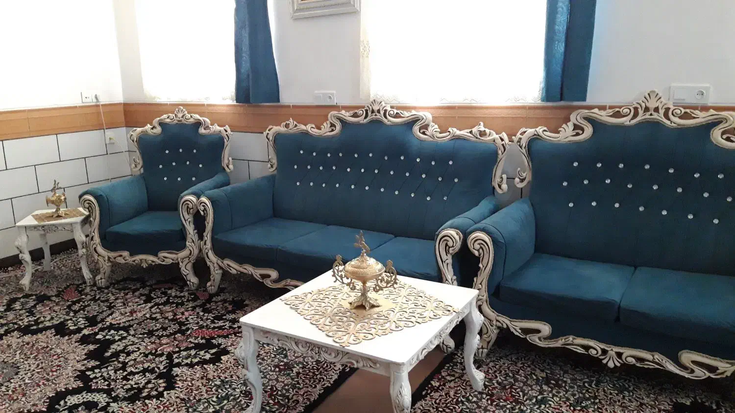 راحتی سالم و بدون ایراد|مبلمان خانگی و میز عسلی|اراک, |دیوار