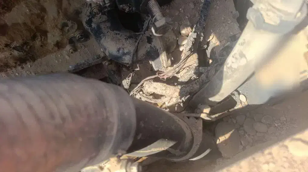 بیل مکانیکی نیمه سوخته ۴۰۰ خط ۷|خودرو سنگین|دزفول, |دیوار