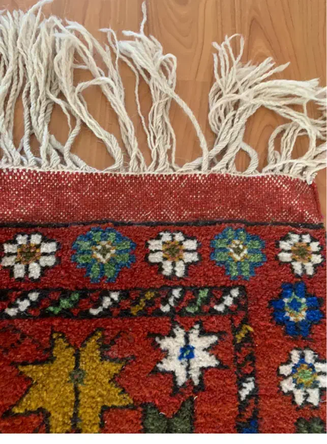 فرش دستبافت ترکمن درحد نو قرمز  چله پشم|فرش|تهران, حکیمیه|دیوار