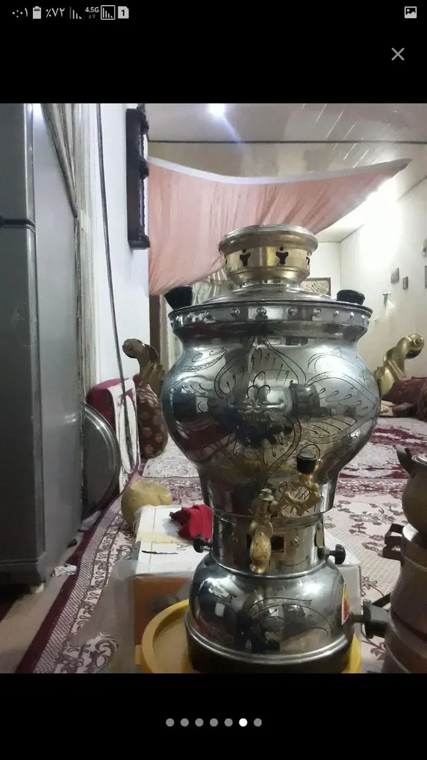 سماور گازی|سماور، چایساز، قهوهساز|آران و بیدگل, |دیوار