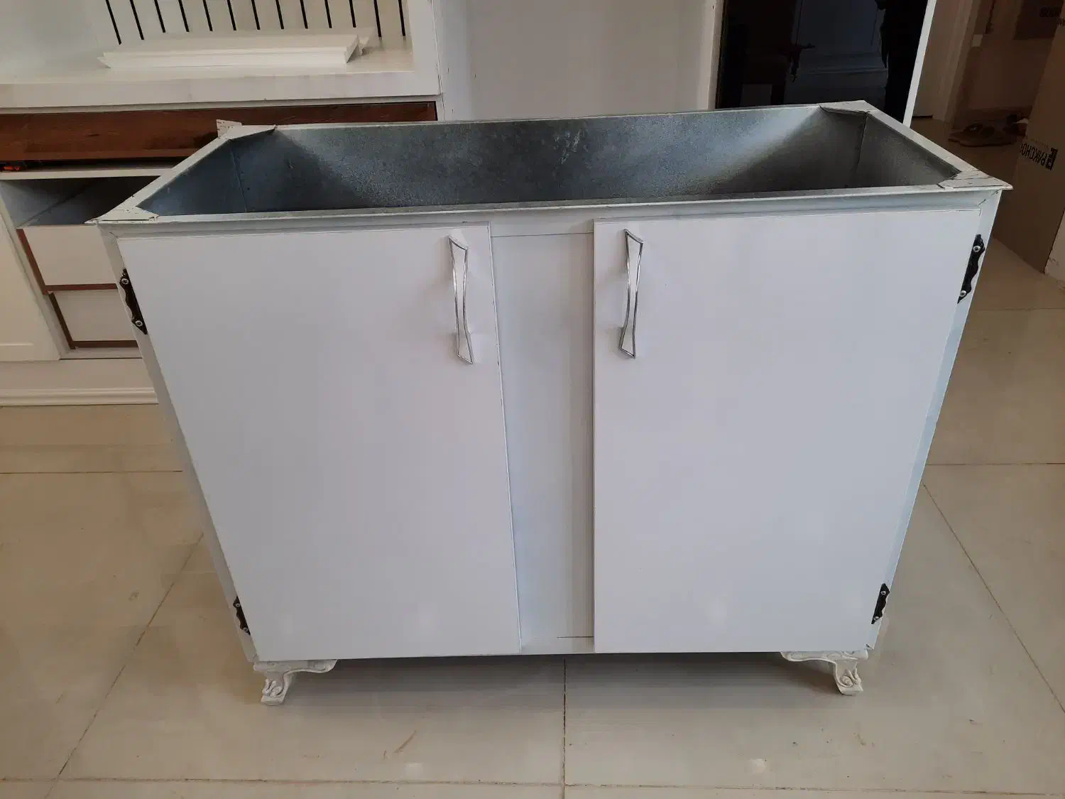 سینک و کابینت فلزی گالوانیزه|مصالح و تجهیزات ساختمان|مراغه, |دیوار