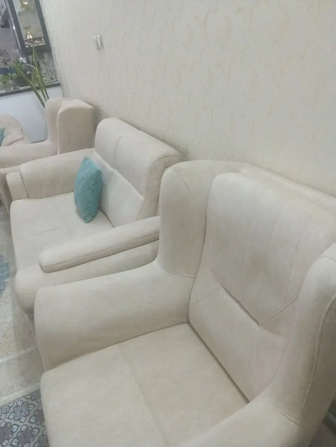 مبل راحتی ۷نفره|مبلمان خانگی و میز عسلی|قم, شهرک سازمان آب|دیوار