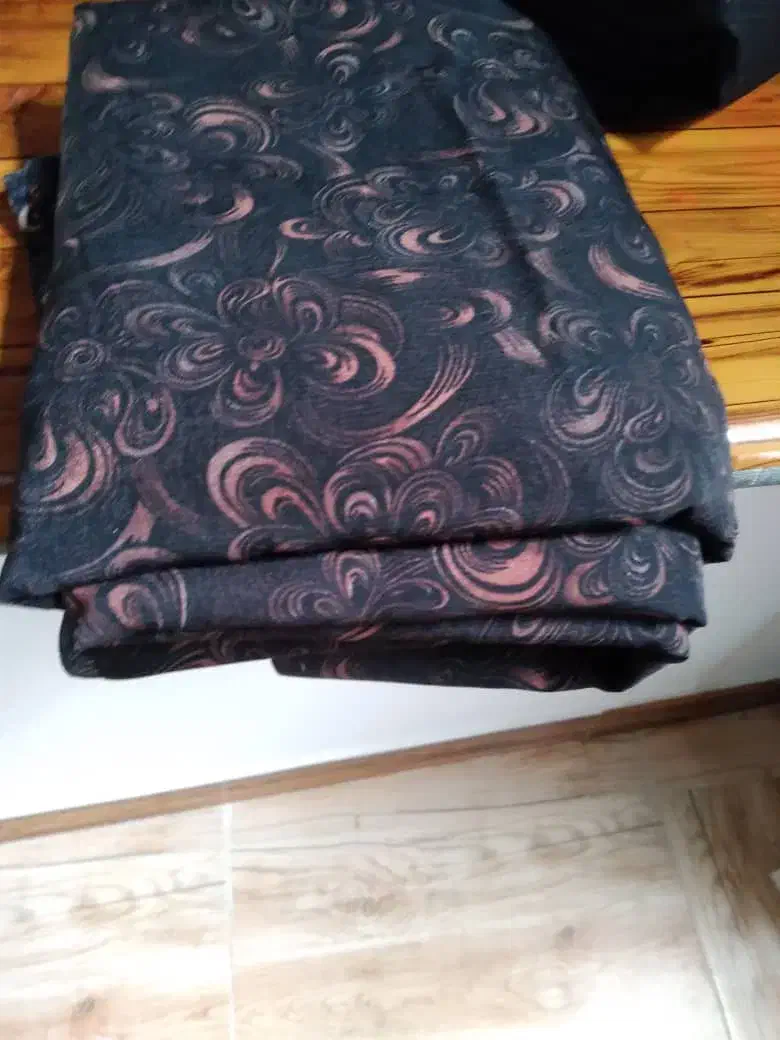 پارچه چادرمشکی طرح دار و پارچه چادردم دستی|لباس|لنگرود, |دیوار