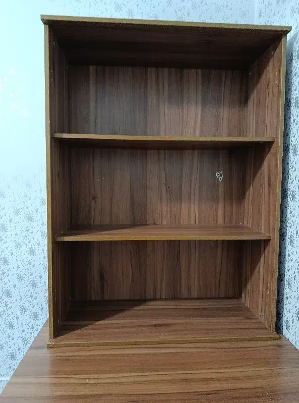 میز و کتابخانه|کتابخانه، شلف، قفسه‌های دیواری|اهواز, سپیدار|دیوار