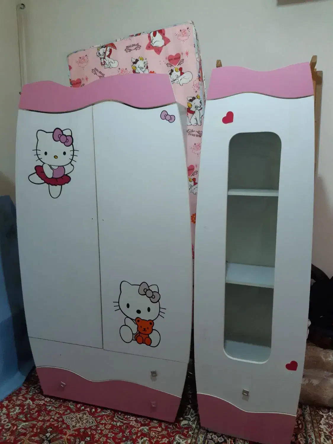 سرویس خواب دخترانه|تخت و سرویس خواب|بروجرد, |دیوار