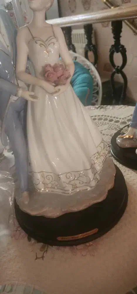 آباژور تزئینی عروسداماد|چراغ خواب و آباژور|تبریز, |دیوار