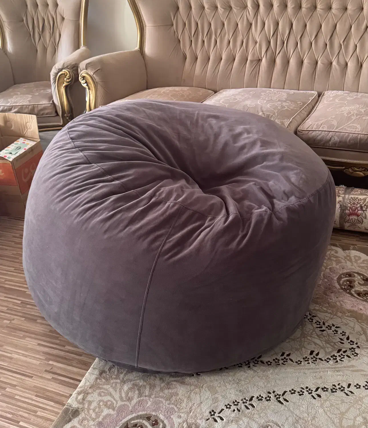 مبل شنی بین بگ ابری تمیز|مبلمان خانگی و میز عسلی|مشهد, چهارچشمه|دیوار