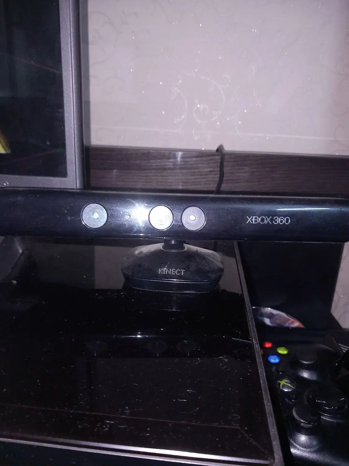 دستگاه ایکس باکس ۳۶۰ دوربین دار دارای دودسته سالم|کنسول، بازی ویدئویی و آنلاین|تهران, امام زاده حسن|دیوار