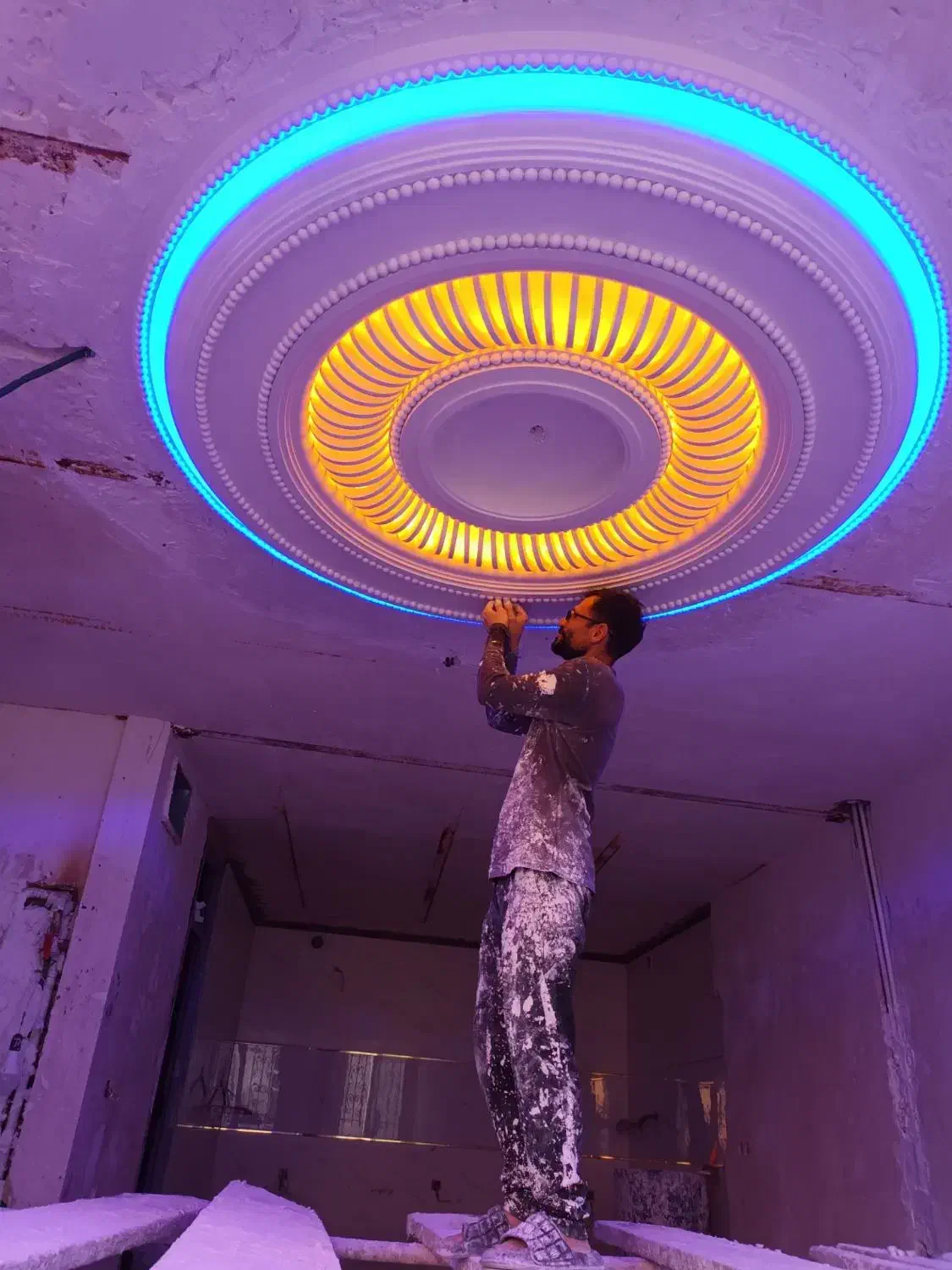 گچ کار،گچ کاری.|خدمات پیشه و مهارت|گلستان (تهران), |دیوار