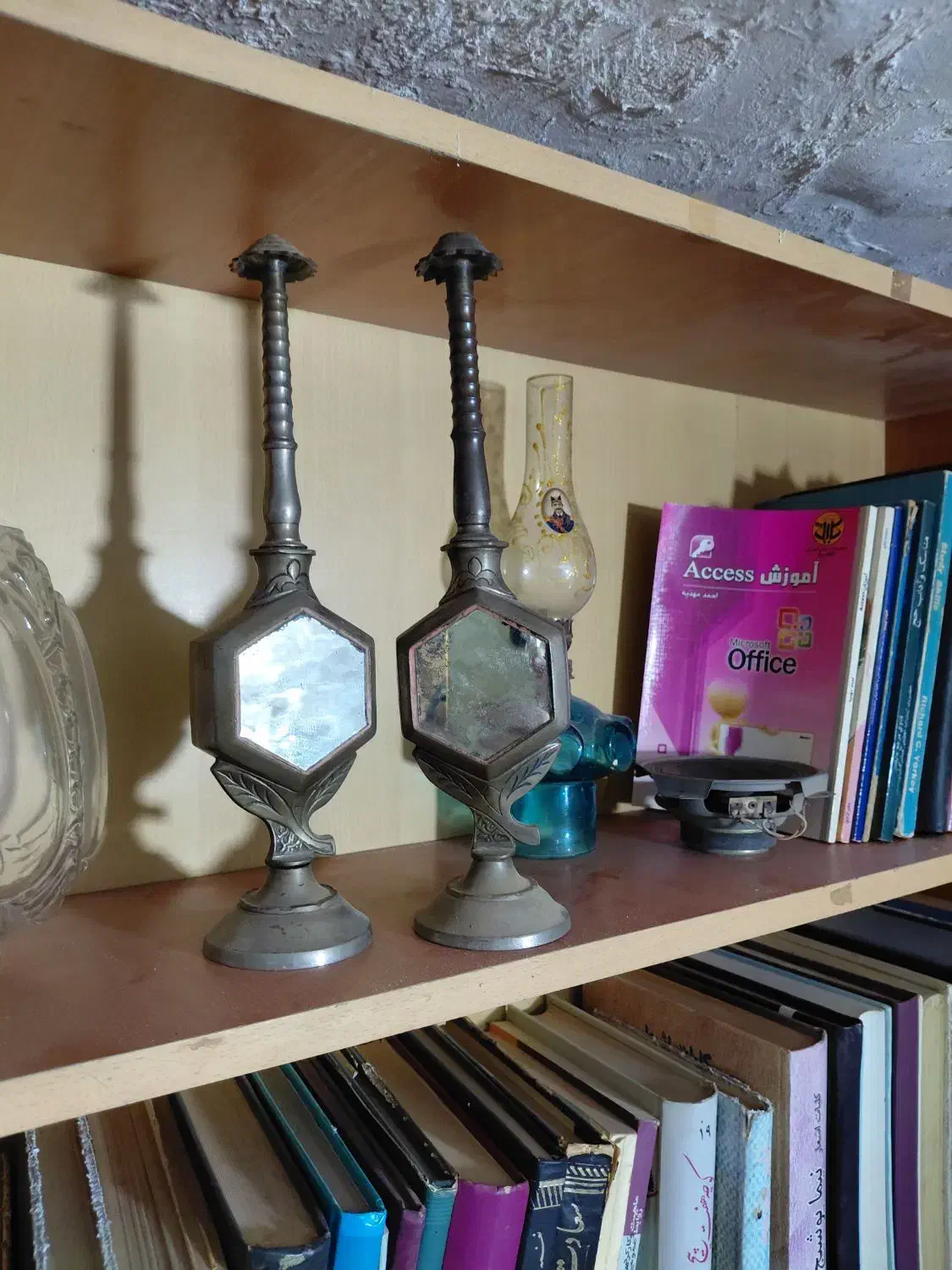 گلابپاس سه تیکه قدیمی عتیقه|کلکسیون اشیاء عتیقه|قم, تعویض پلاک|دیوار