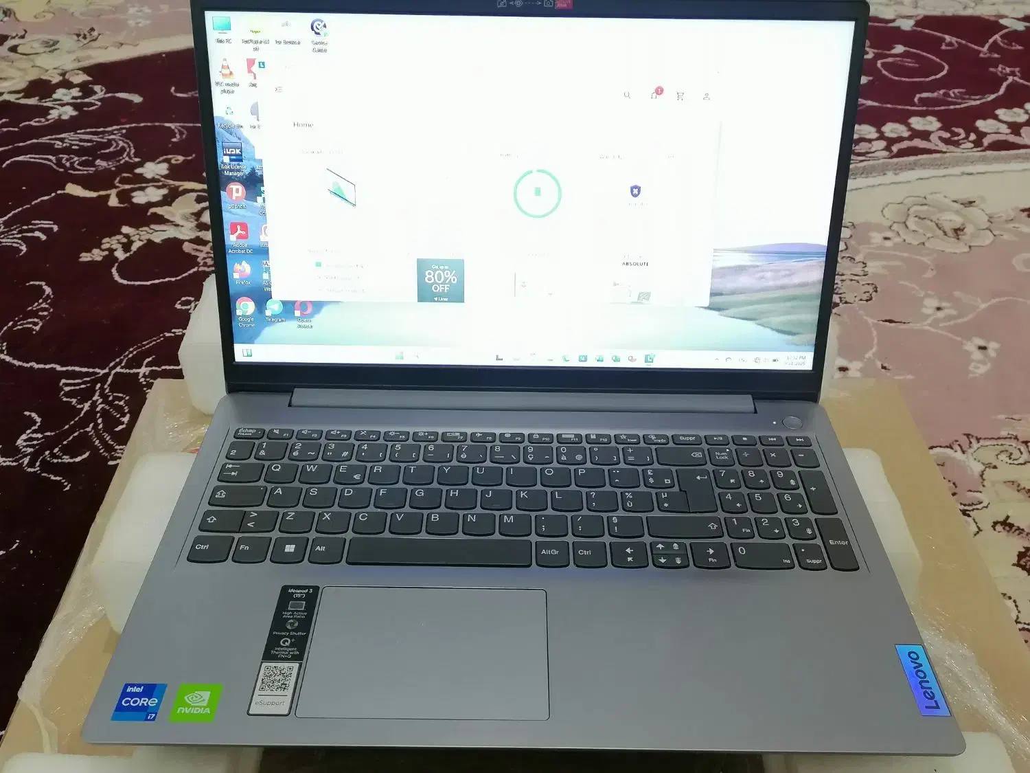لپ تاپ لنوو ideapad 3 Core i7|رایانه همراه|کرج, آق تپه|دیوار