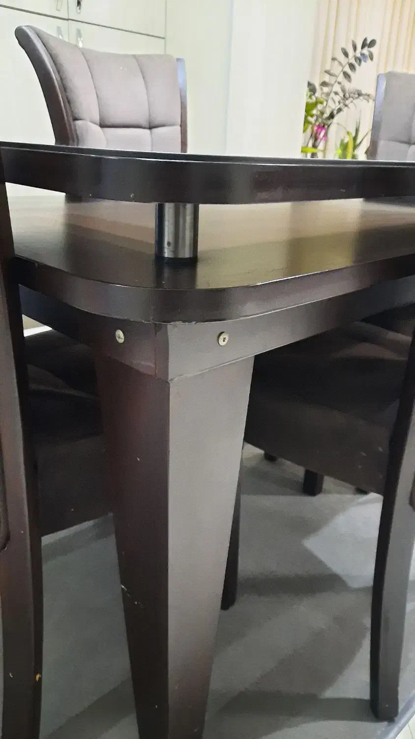 میزنهارخوری چهارنفره|میز و صندلی غذاخوری|بابل, |دیوار