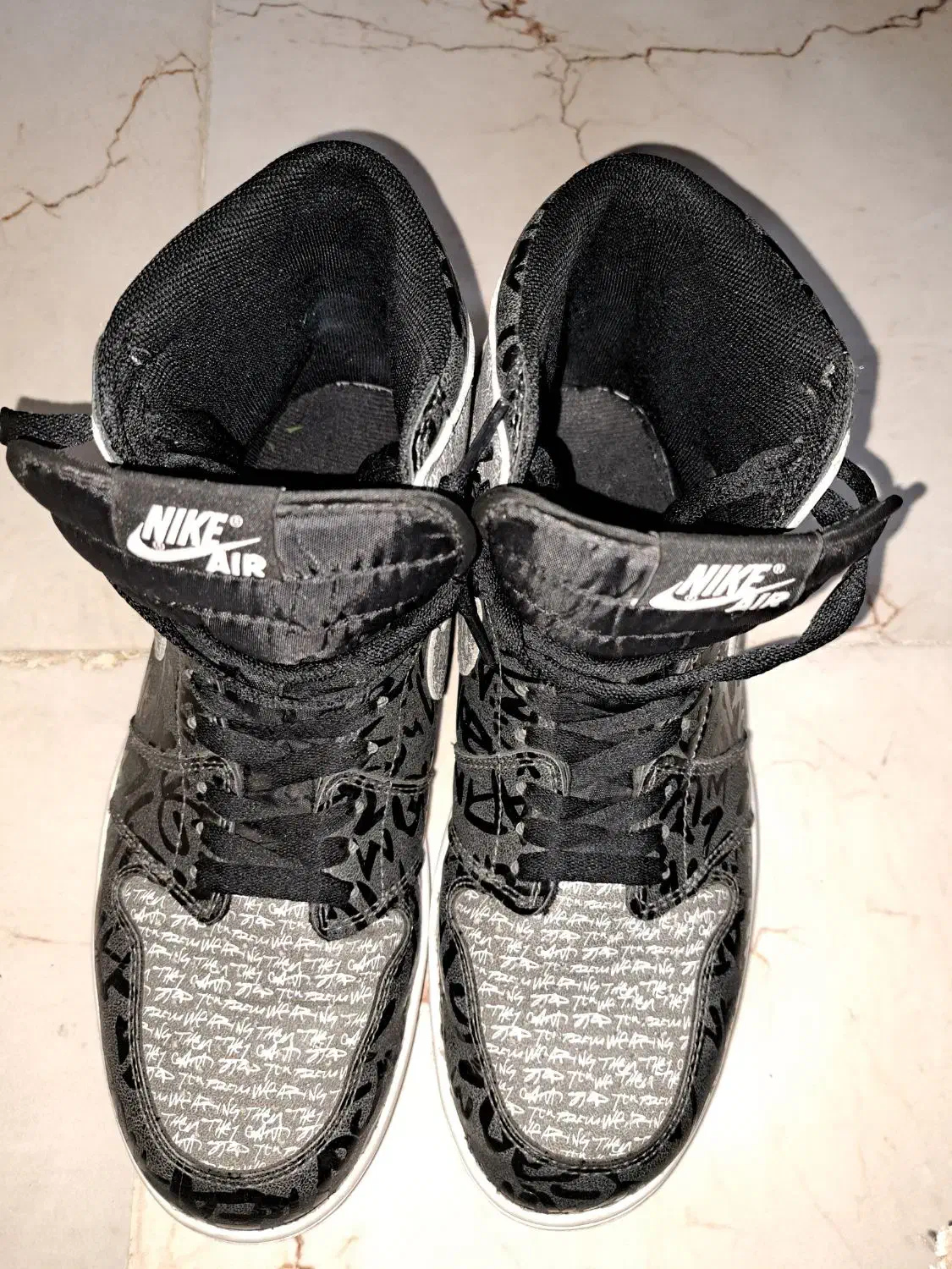 کتونی جردن ساقدار|کیف، کفش، کمربند|رشت, باهنر|دیوار