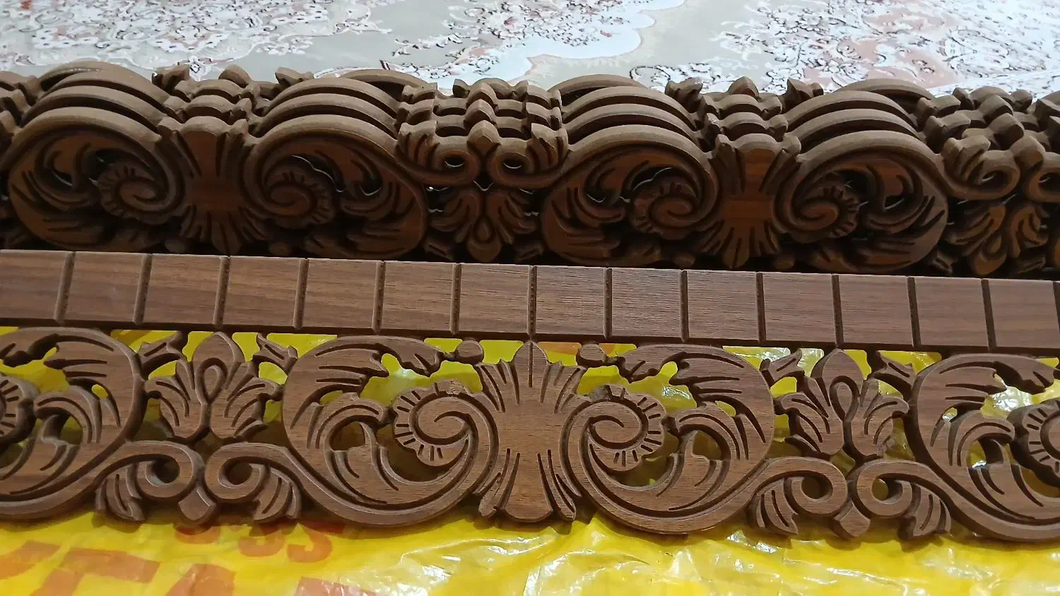 کتیبه چوبی پرده|پرده، رانر، رومیزی|هشتگرد, ینگی امام|دیوار