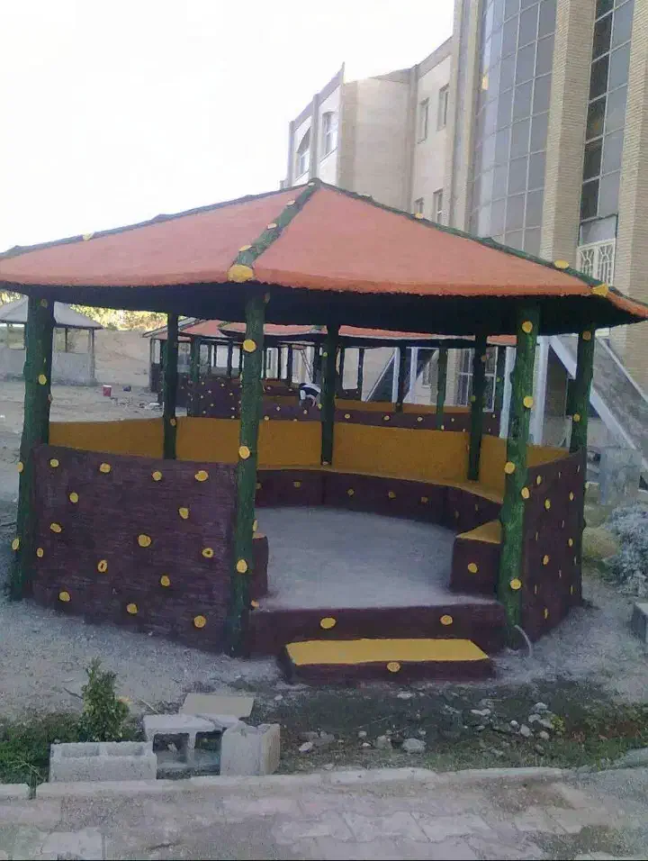 استادپلاستر طرح سنگ و طرح چوب آلاچیق کاهگل|خدمات پیشه و مهارت|هندیجان, |دیوار