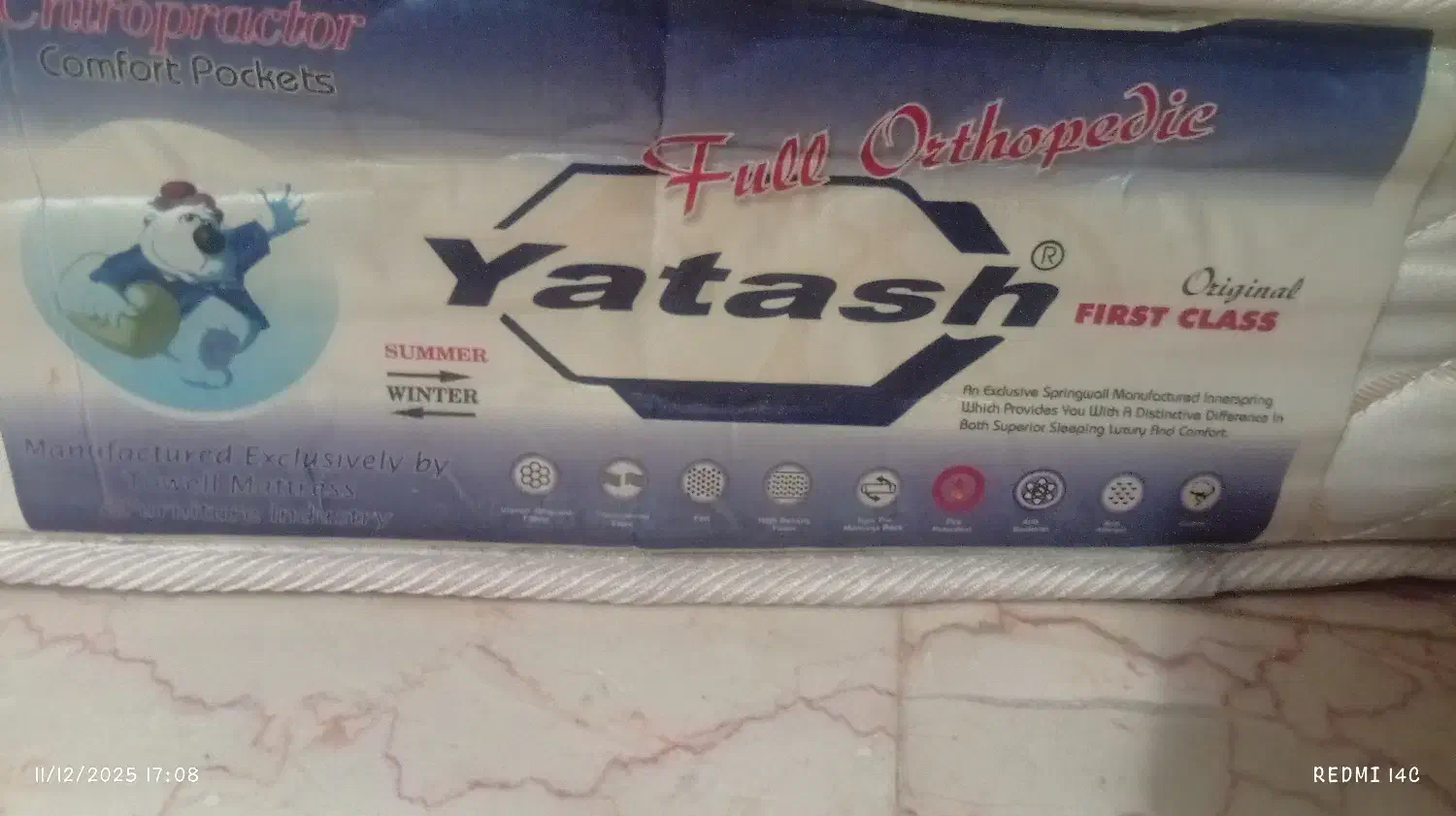 تشک دو نفره طبی فنری|تشک تختخواب|طبس, |دیوار