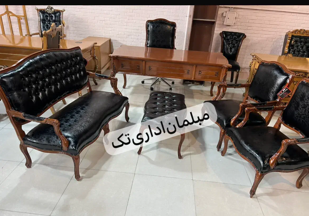 مبل اداری /میزالماسصفحه جناقی هشت پایه|مبلمان اداری|چهاردانگه (تهران), |دیوار