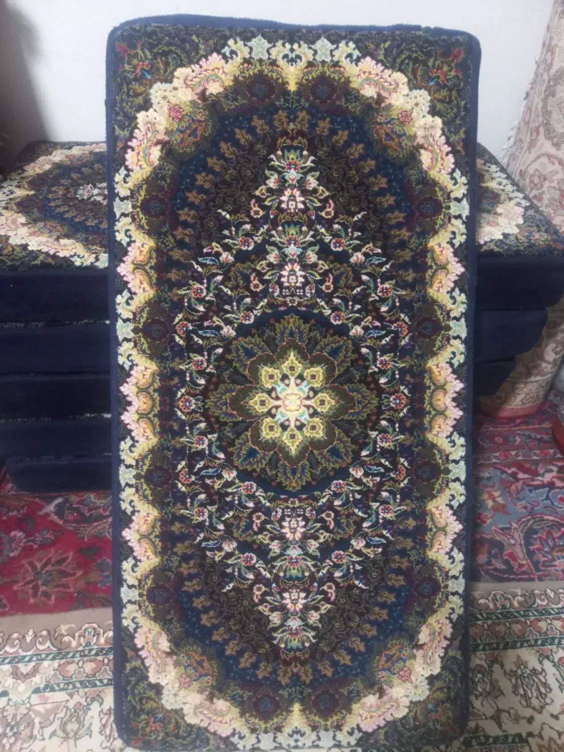 ۶عدد پشتی سرمه ای ۱۰۰۰شانه|فرش|قیدار, |دیوار