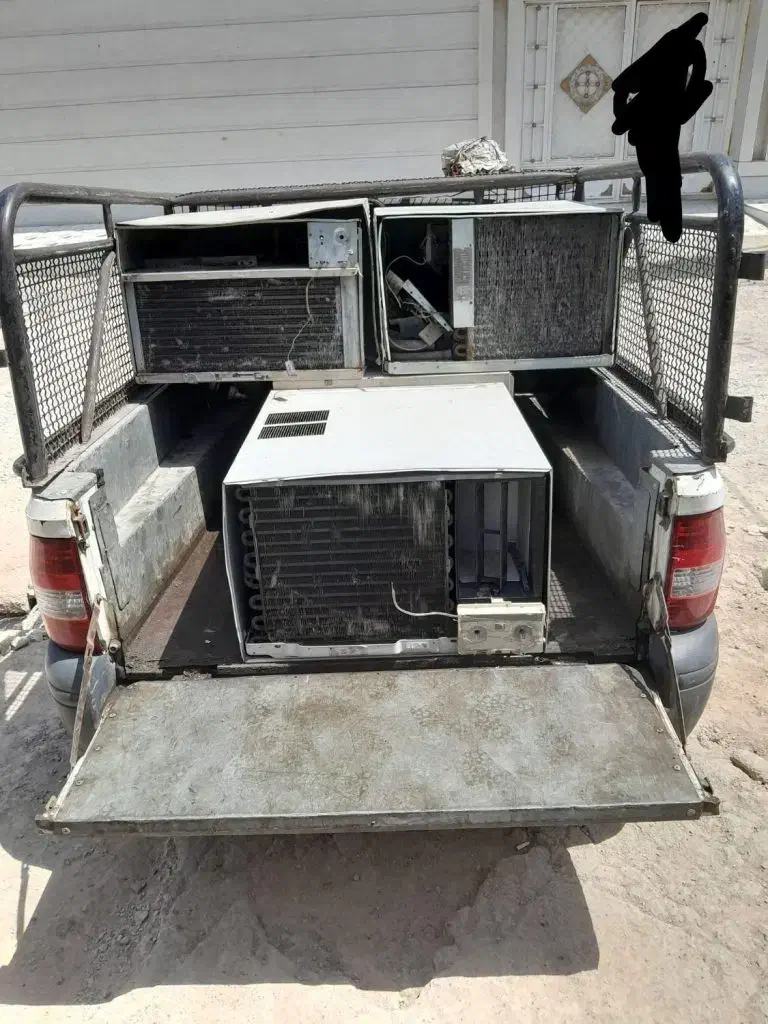 کولر سوخته ، کولر اوراقی ، کولر خرابه ،  درب منزل|کولر گازی و فن‌کوئل|میناب, |دیوار