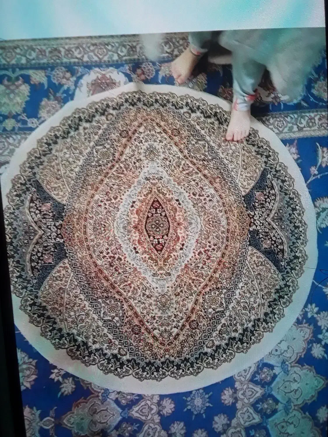 قالیچه گرد|فرش|تهران, فلاح|دیوار