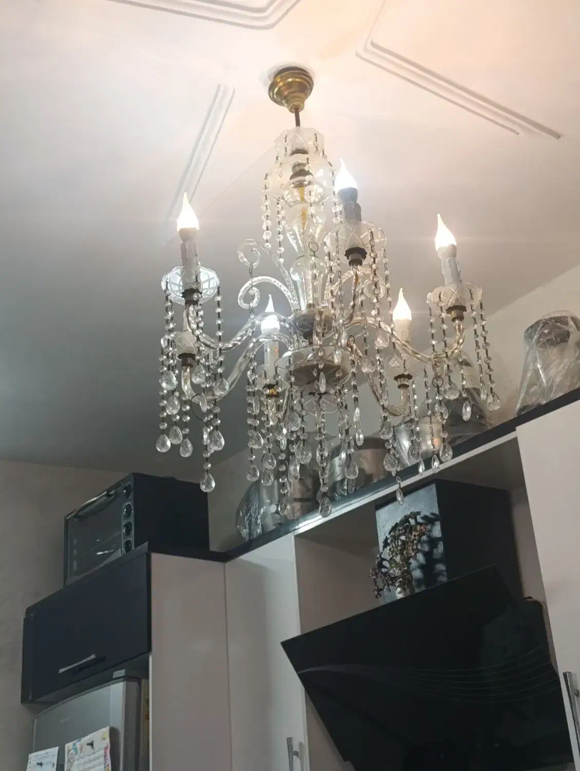 دوعددلوستر|لوستر و چراغ آویز|اراک, |دیوار