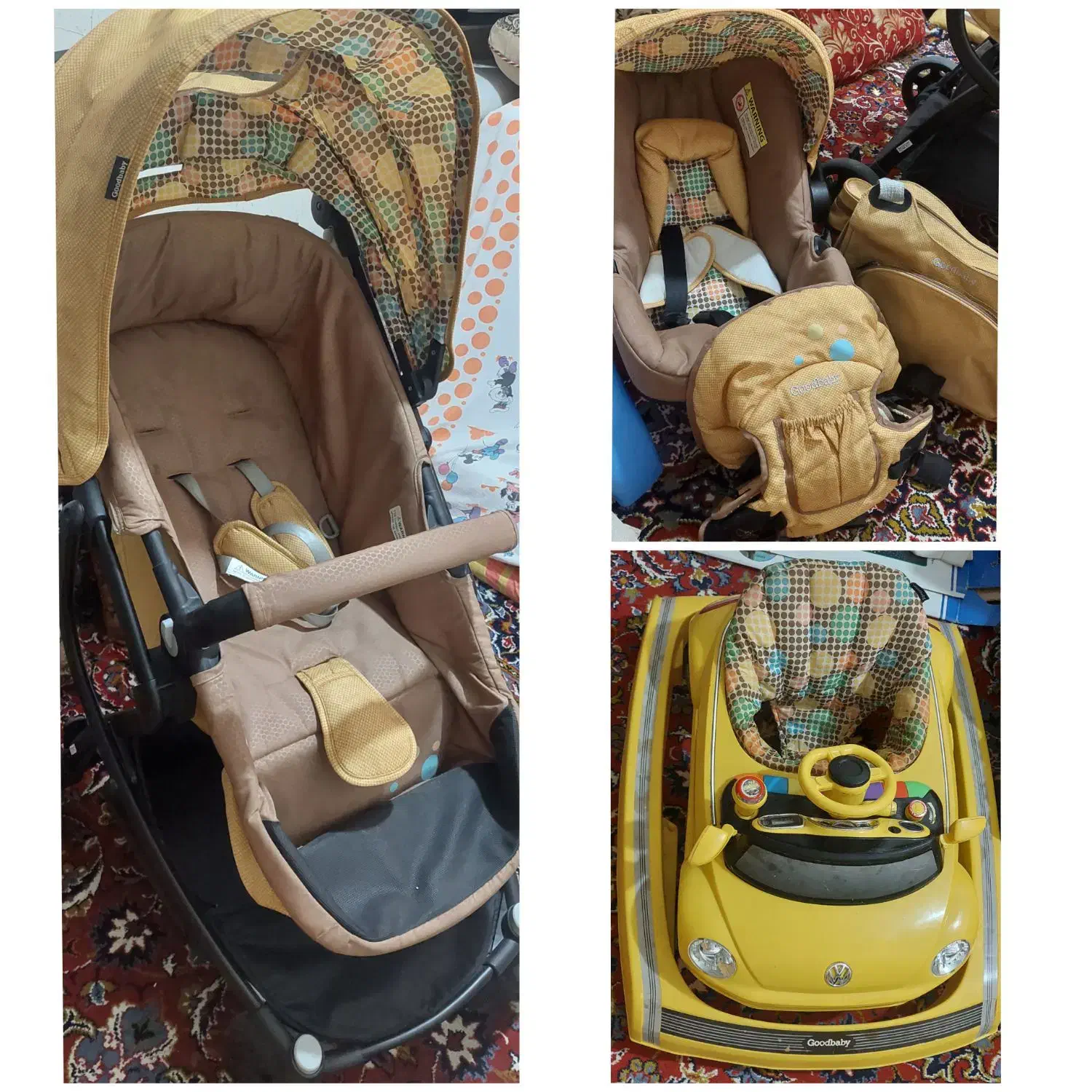 ست کالسکه و کریر کودک|کالسکه و لوازم جانبی|بندرعباس, |دیوار