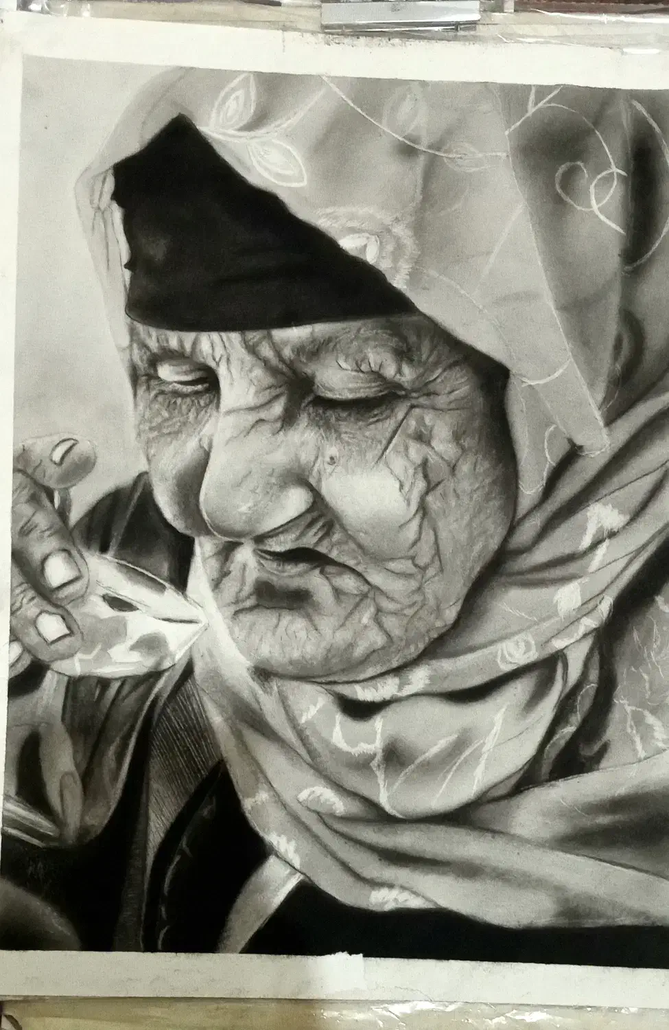 فروش نقاشی سیاه قلم|تابلو، نقاشی، عکس|نسیم‌شهر, |دیوار