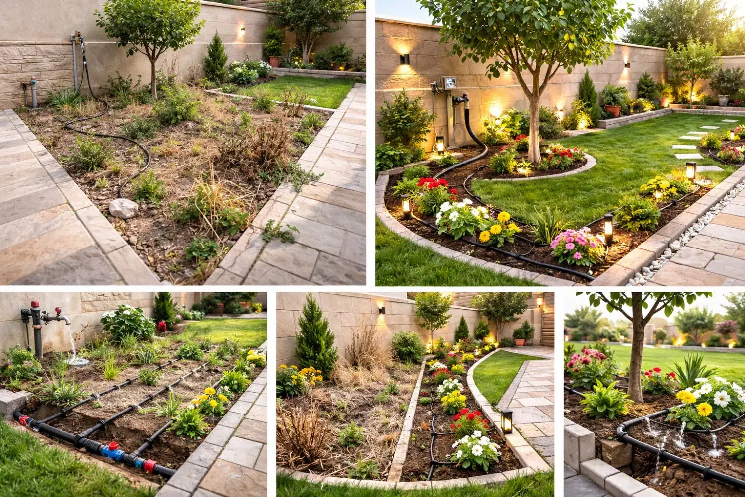 باغبانی گل کاری آبیاری قطره‌ای هرس|خدمات باغبانی و درختکاری|کرج, عظیمیه|دیوار