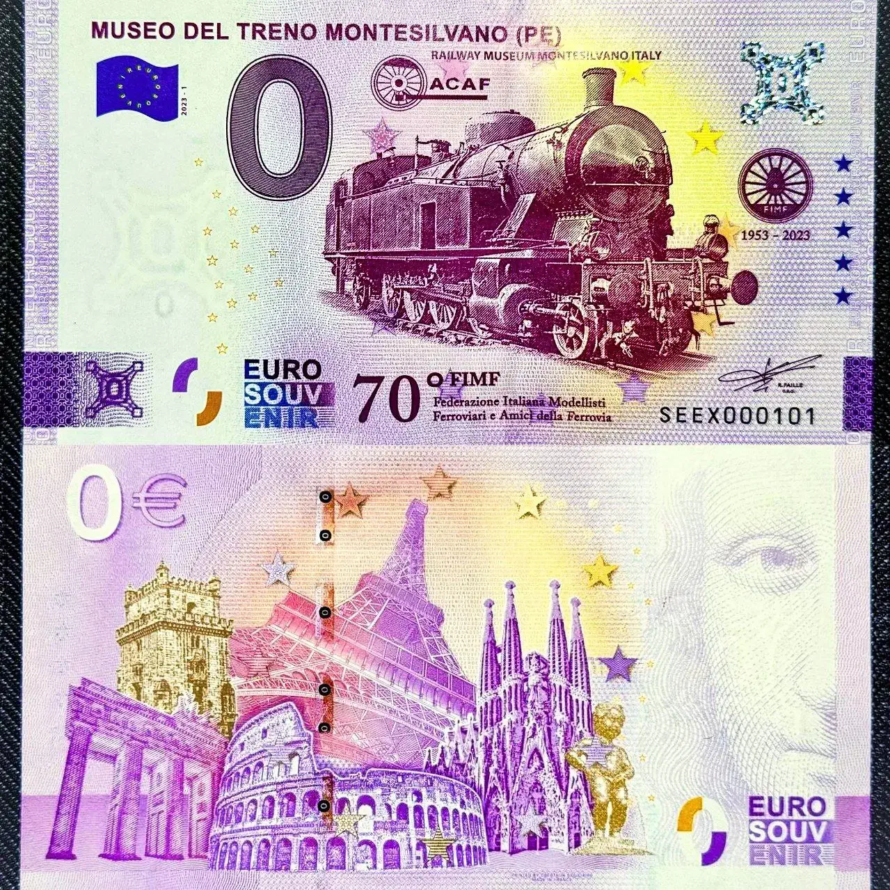 اسکناس صفریورو واتیکان|کلکسیون سکه، تمبر، اسکناس|بوشهر, |دیوار