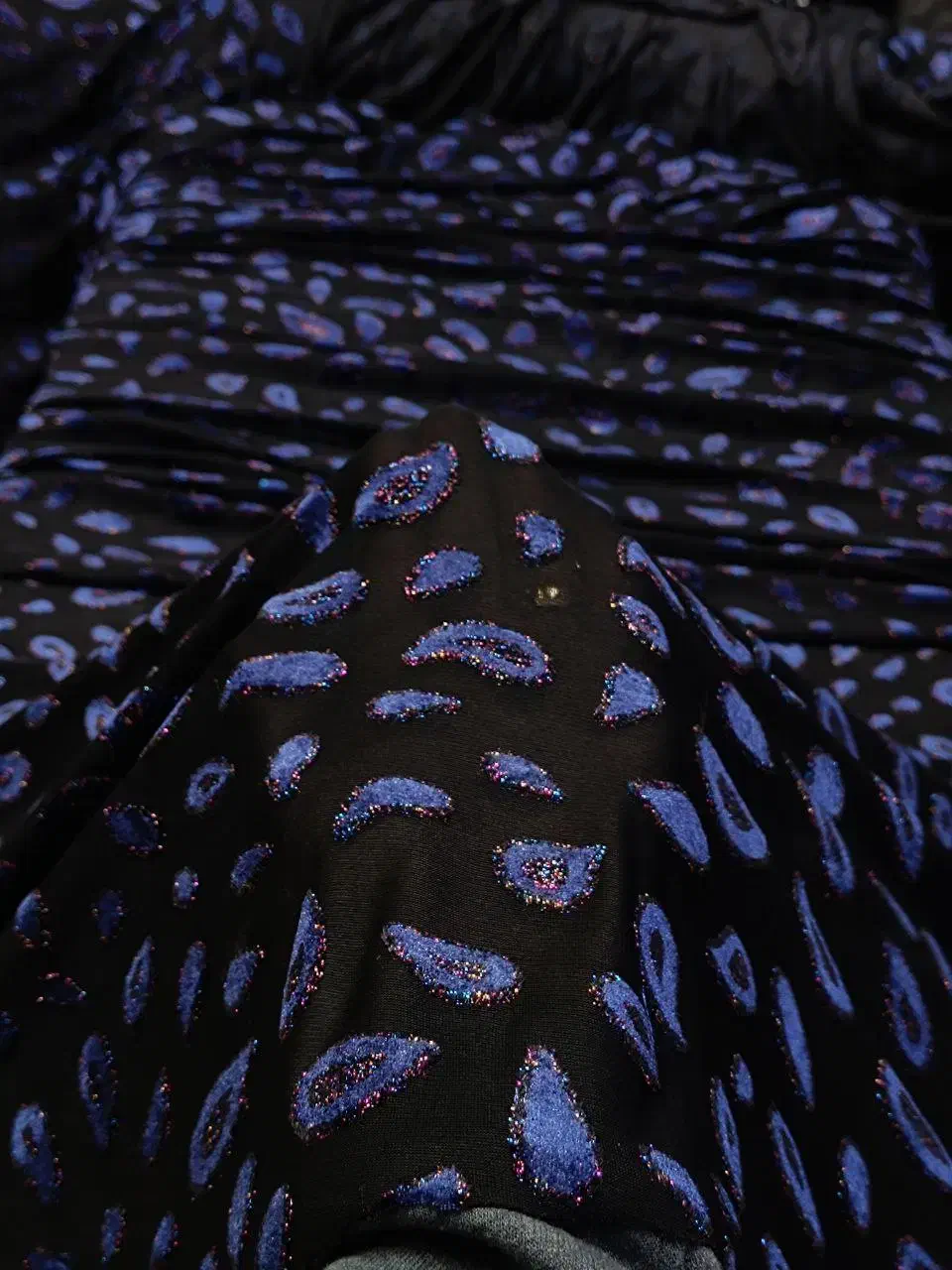 پارچه گل مخملی|لباس|جوانرود, |دیوار