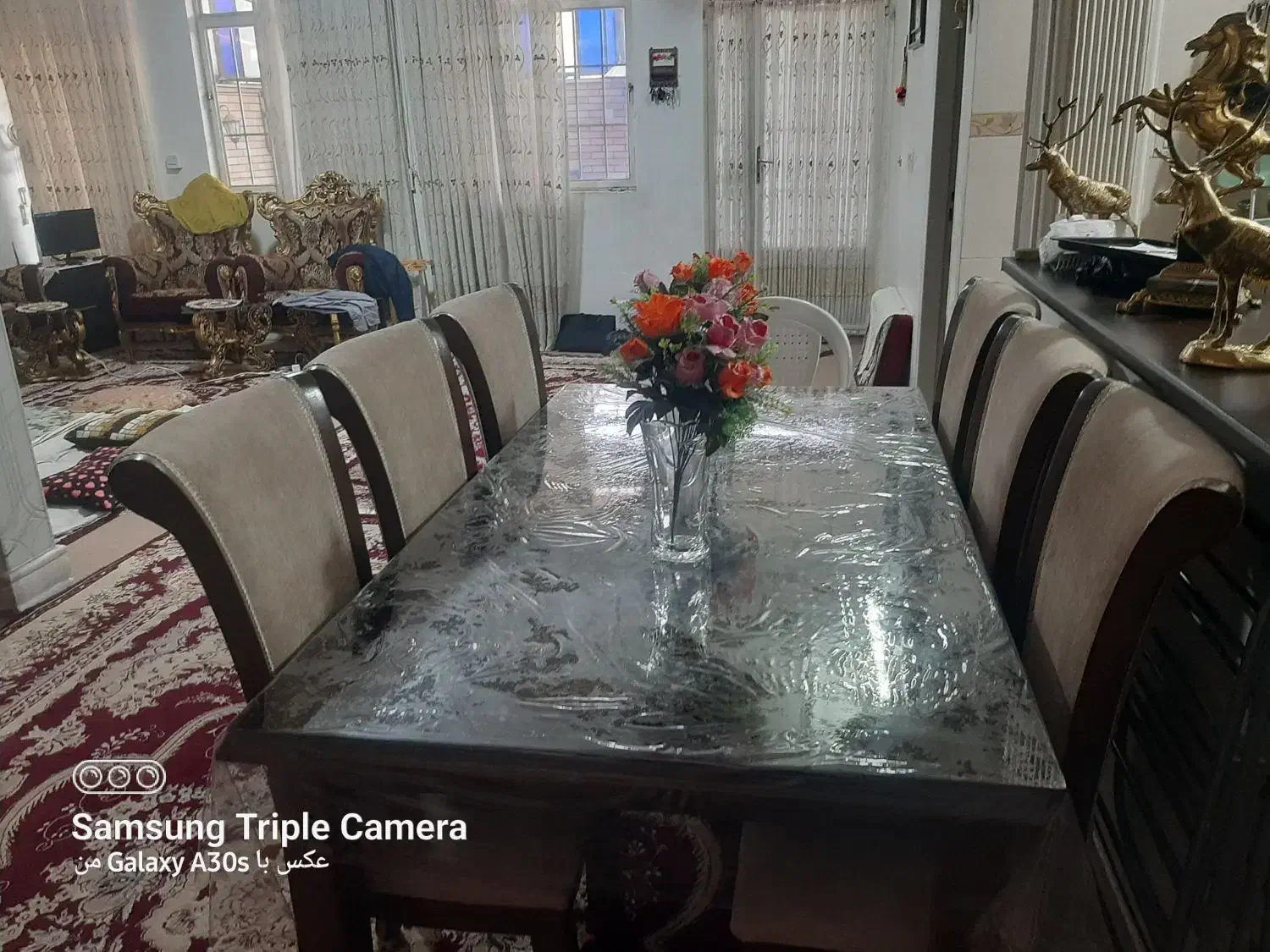 فروش میز و صندلی نهار خوری ۶ نفره|میز و صندلی غذاخوری|کاشان, کارگر|دیوار