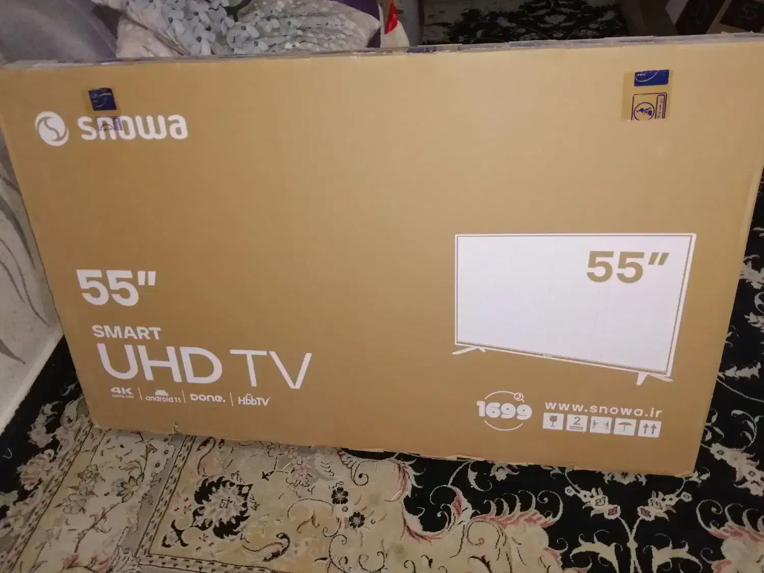 ال ای دی 55 اینچ Snowa هوشمند 4K آکبند|تلویزیون و پروژکتور|اهواز, پردیس دو|دیوار