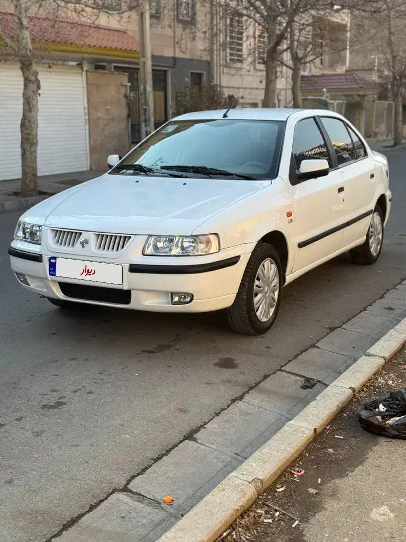 سمند مدل ۱۳۹۴ سفید دوگانه CNG|خودرو سواری و وانت|کرج, شاهین‌ویلا|دیوار