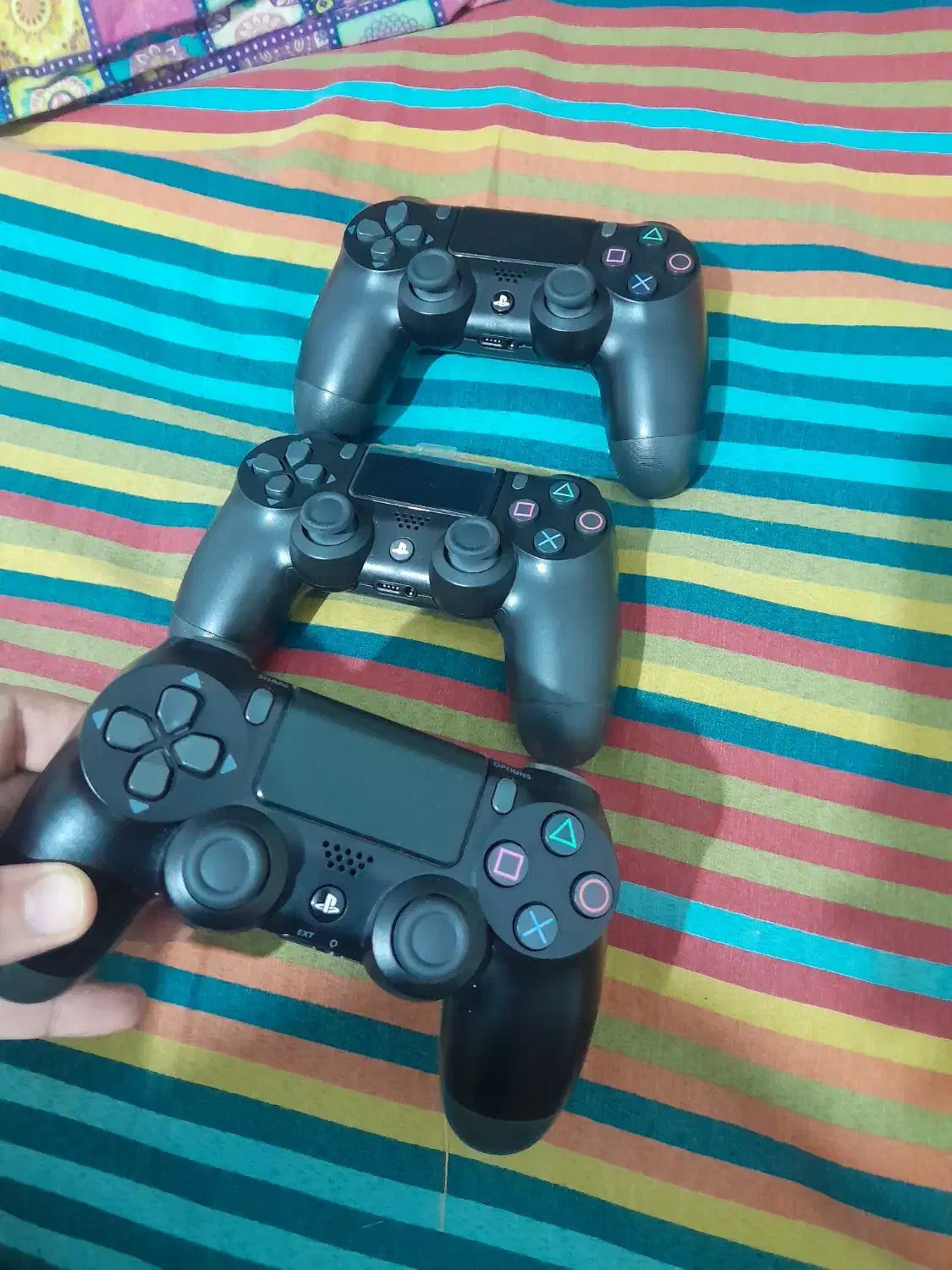 دسته پی اس فور سه عدد|کنسول، بازی ویدئویی و آنلاین|گرگان, |دیوار