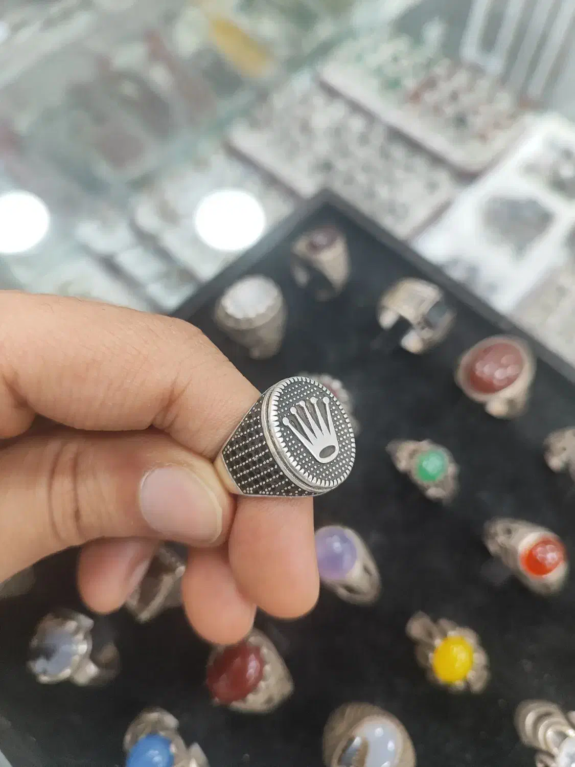 انگشتر نقره قیمت عمده|جواهرات|محمدیه-قزوین, |دیوار