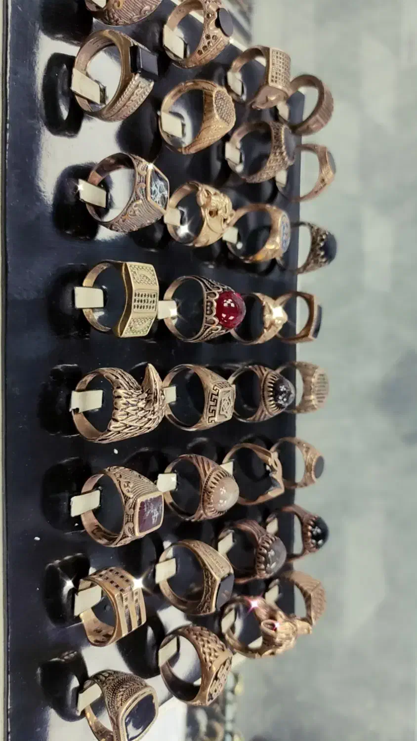 انگشتر مردانه طلا روس رنگ ثابت|بدلیجات|شهریار, شهرک مصطفی خمینی|دیوار