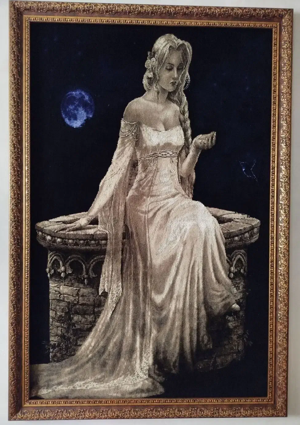 تابلوفرش دخترماه|تابلو فرش|تهران, دانشگاه شریف|دیوار