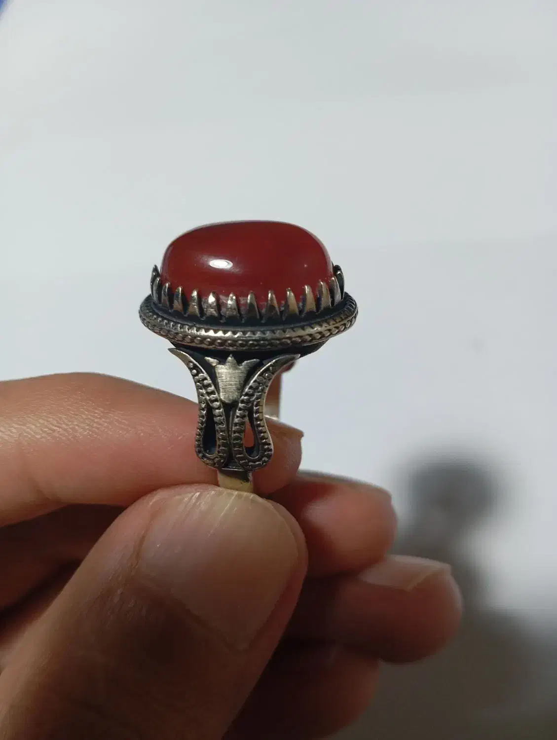 انگشتر عقیق سرخ آبدار - خاص، جذاب و پُر انرژی|جواهرات|بندرعباس, |دیوار