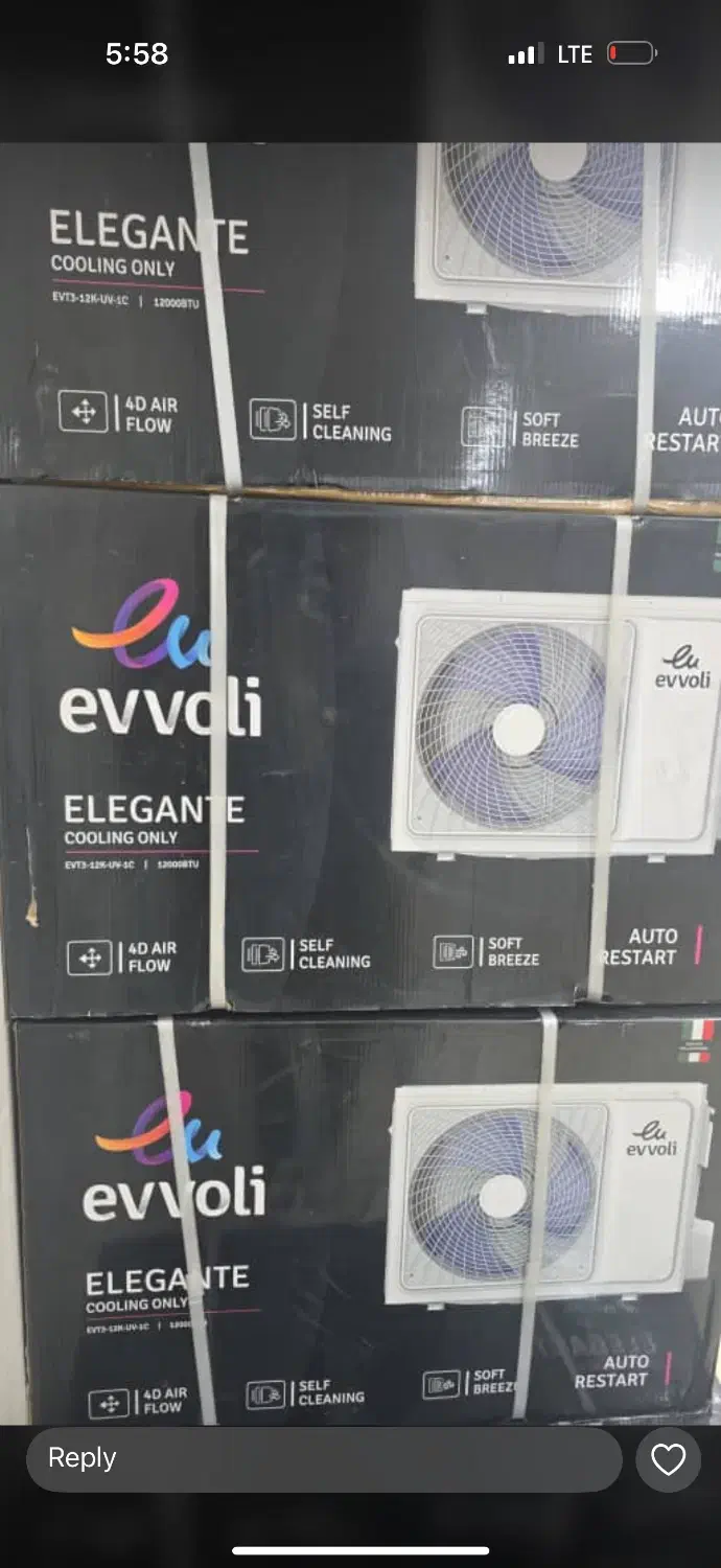 اسپلیت،نمایندگی ایوولی|کولر گازی و فن‌کوئل|بندرعباس, |دیوار