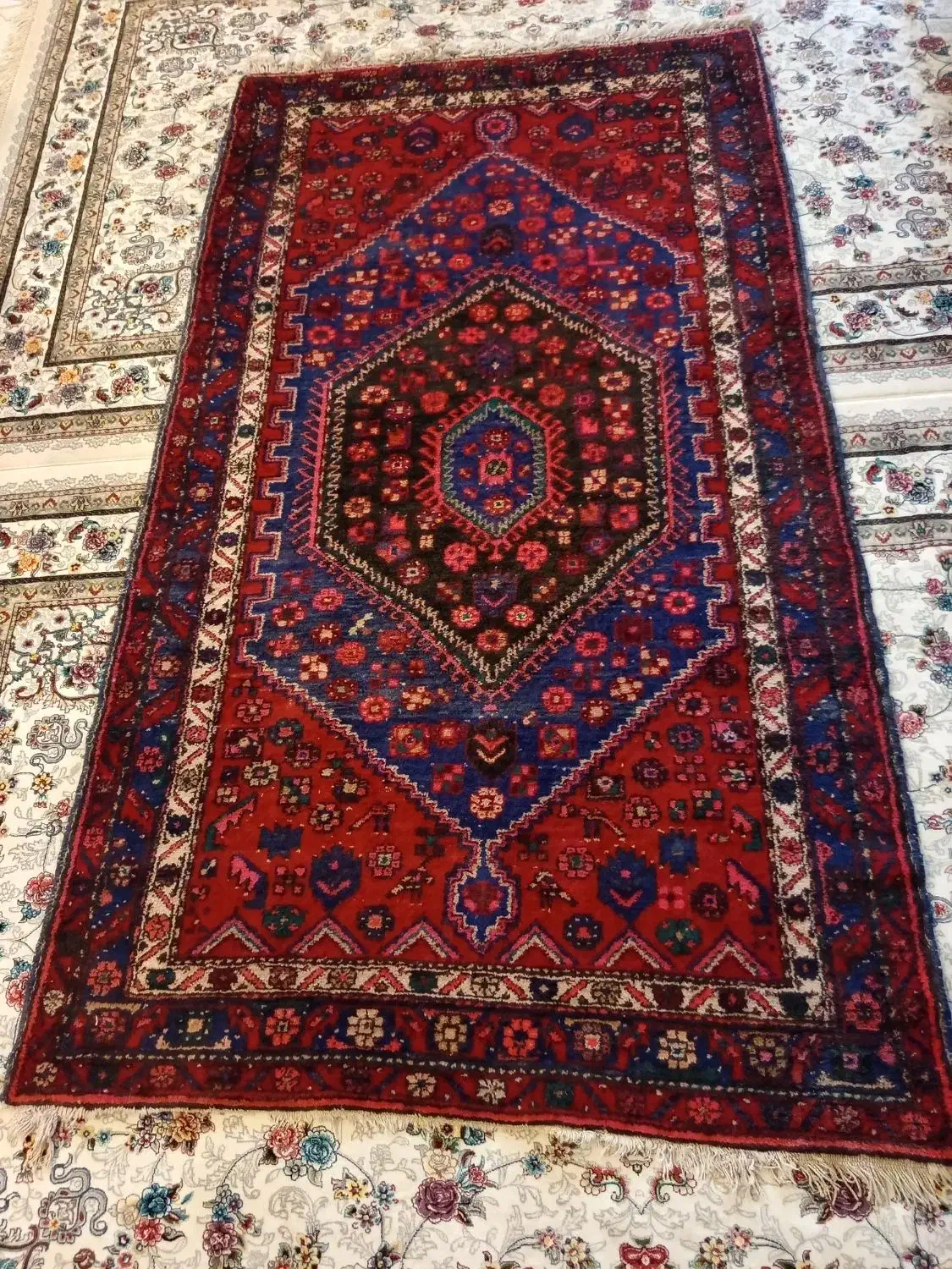 قالی دستبافت|فرش|کرمانشاه, |دیوار