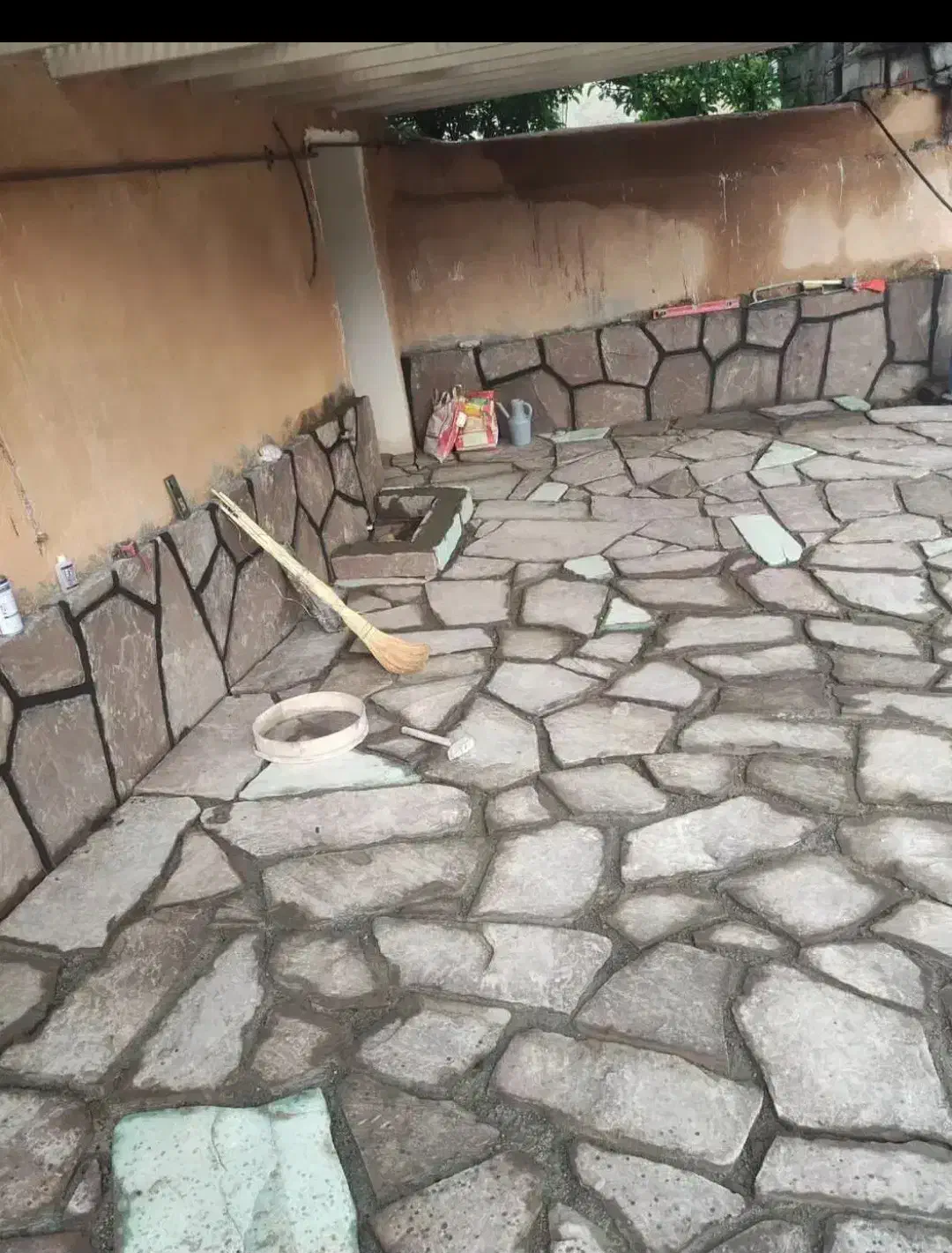 سنگ لاشه معدنی آجر ماسه ومصالح|مصالح و تجهیزات ساختمان|آبگرم, |دیوار