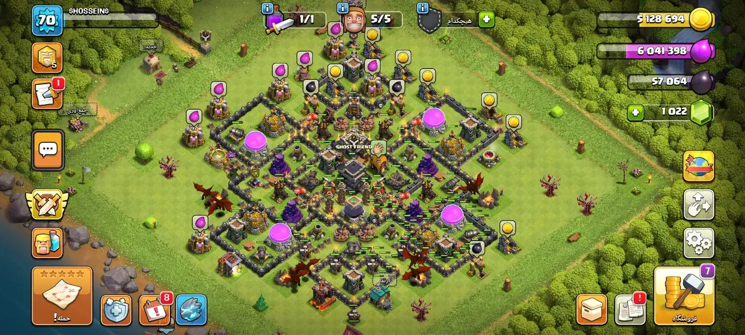 اکانت کلش آف کلنز|کنسول، بازی ویدئویی و آنلاین|تبریز, |دیوار